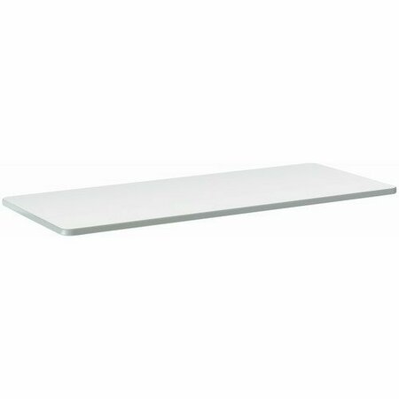 THE HON CO Table, Rectangle, 4-Leg, 60inx24inx23in-35in, White Markerboard HONTR2460ENFM1K